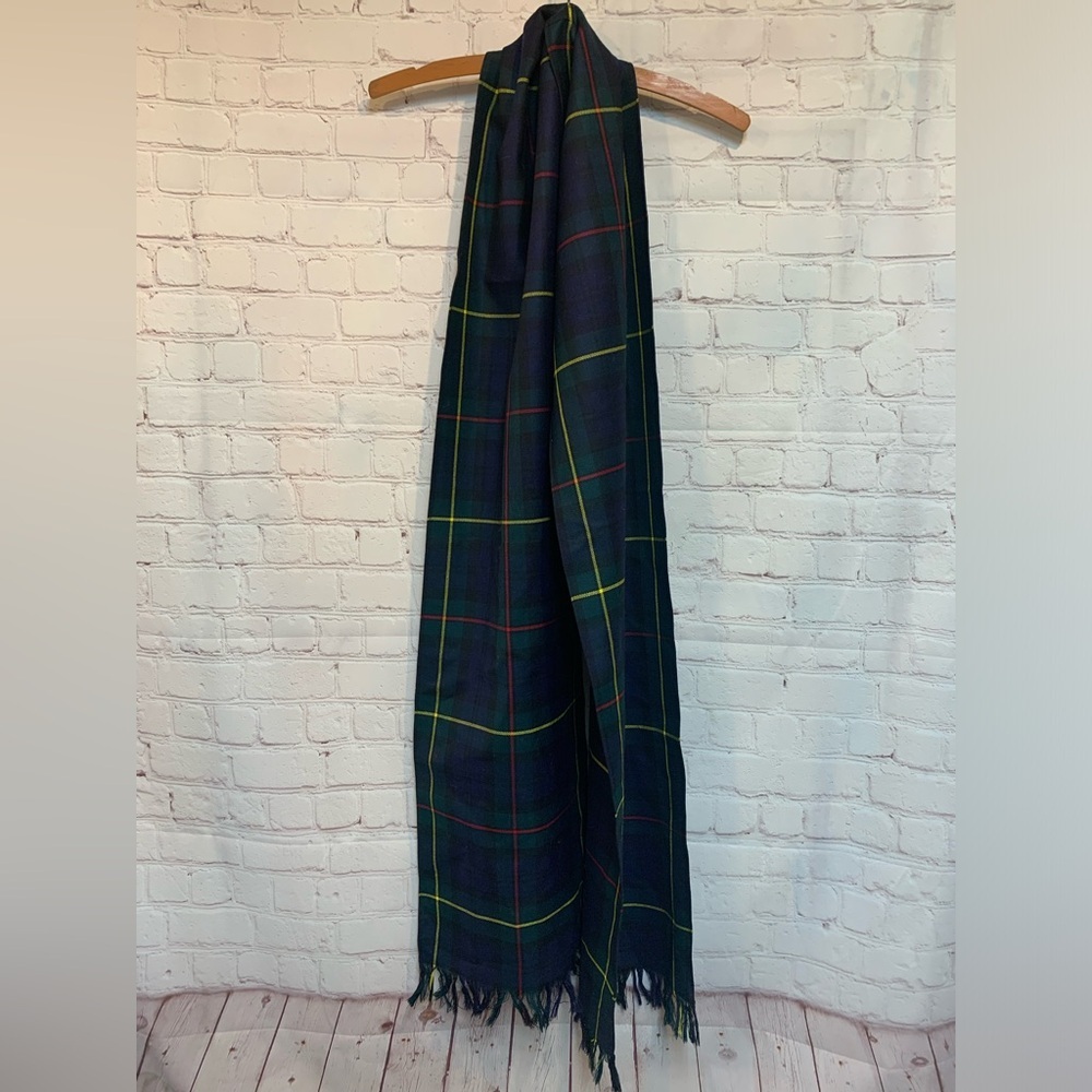 Strathmore Tartan Wool Long Scarf Scotland 12 x 90​
